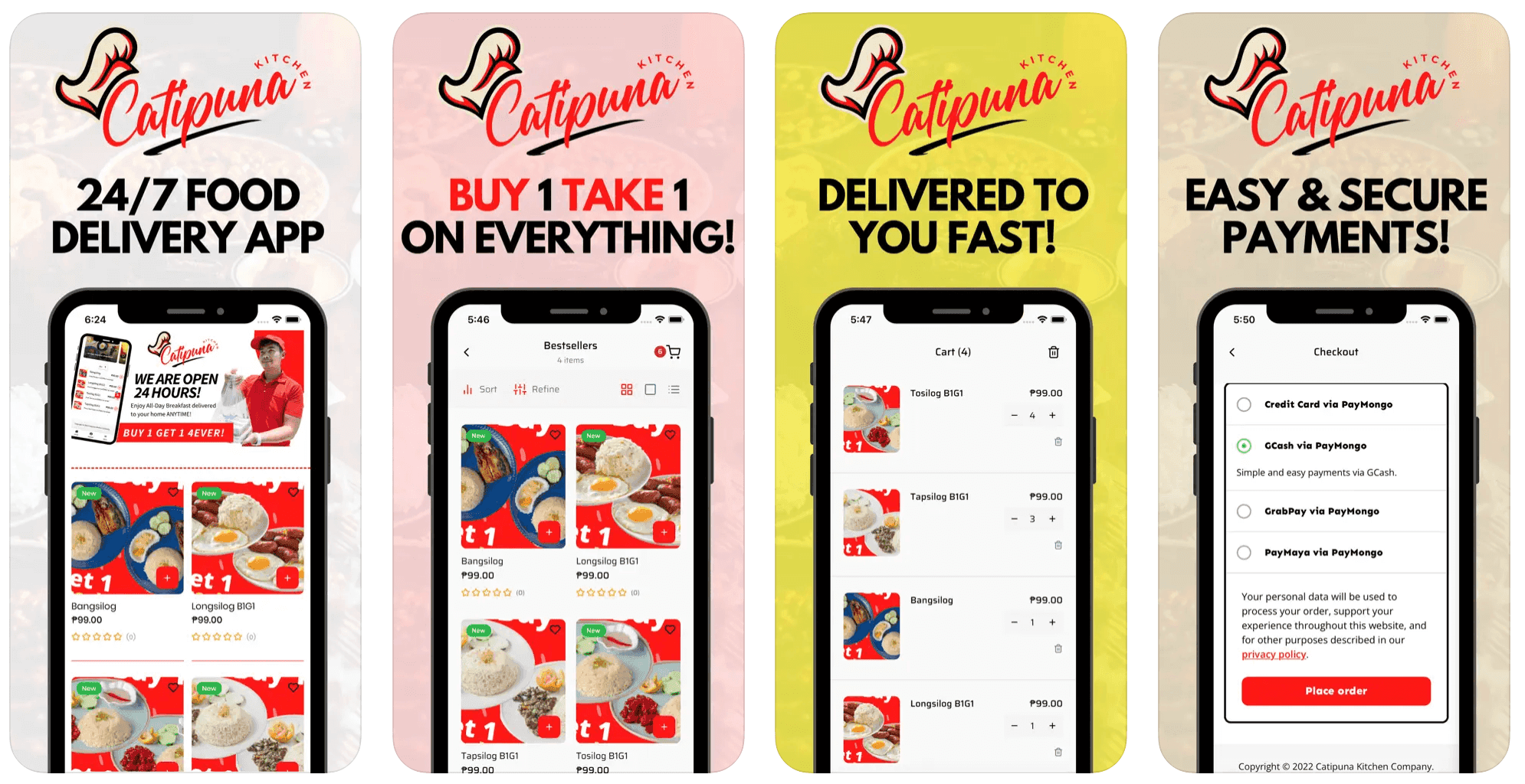 Catipuna Kitchen — 24/7 food ordering and delivery app built by VenderIT