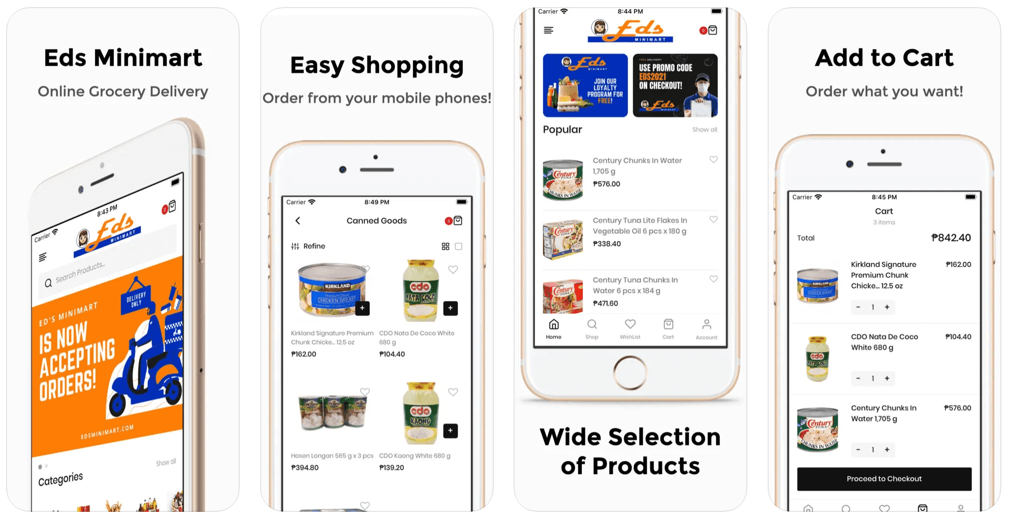 Eds Minimart — Online grocery ordering and delivery app built by VenderIT