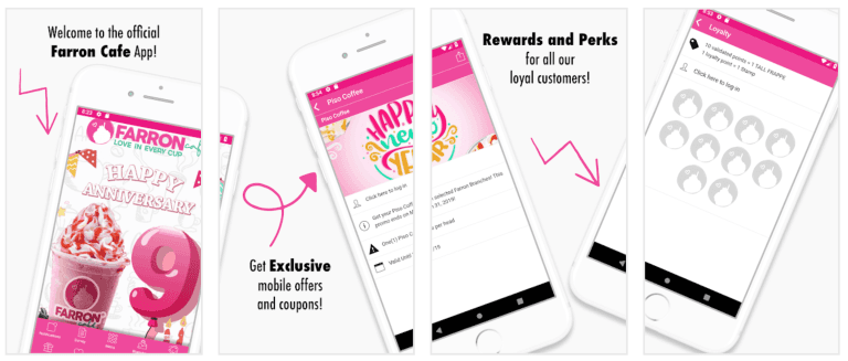 Farron Cafe — Branded loyalty app with offers and points built by VenderIT